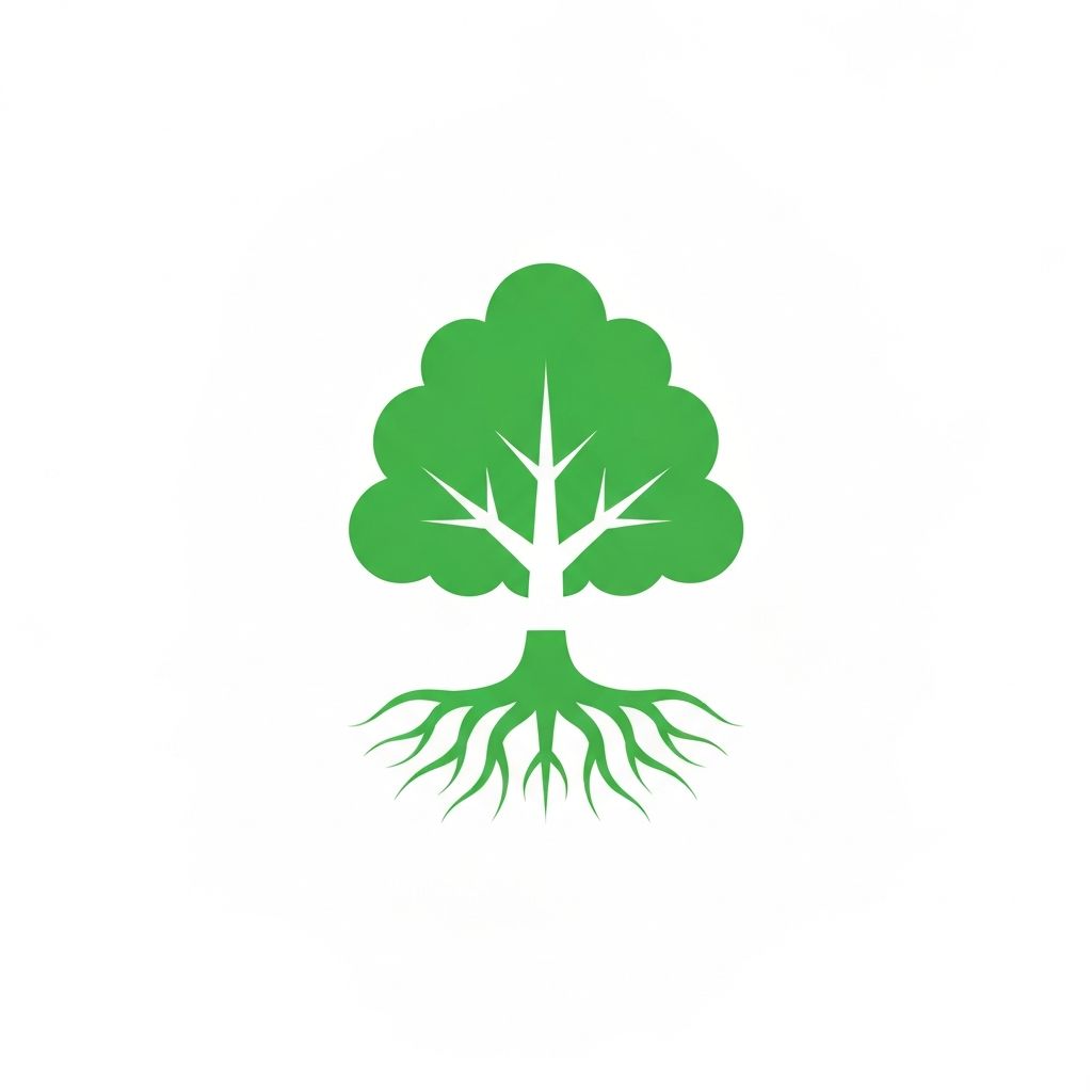 Tree plantation icon