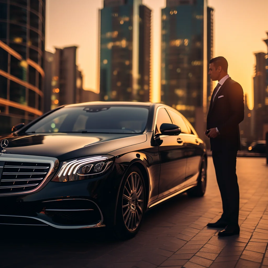 Exklusiver Chauffeurservice - Premium-Limousinen - auto rental germany hire a car with driver