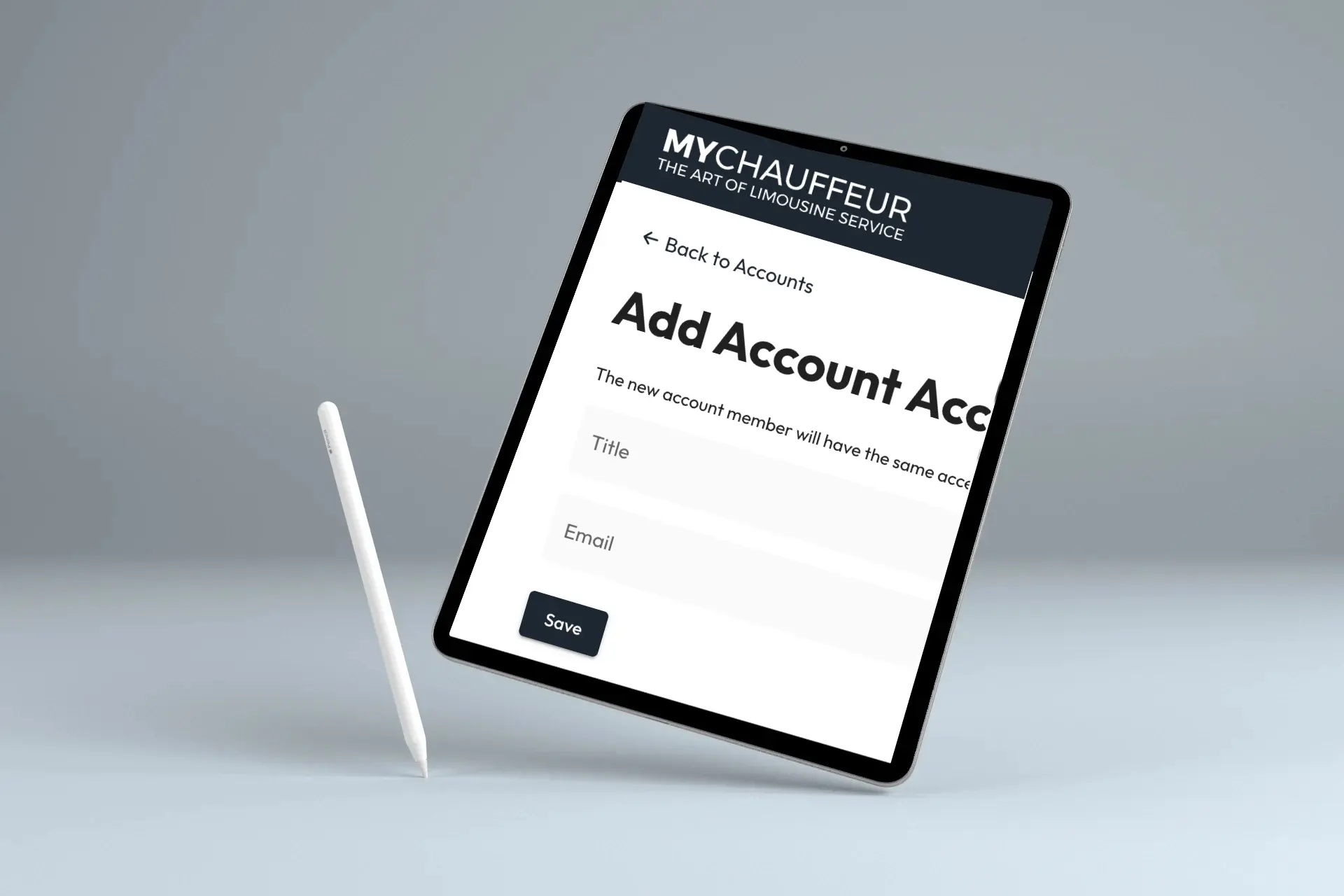 Modern workspace with transportation booking software